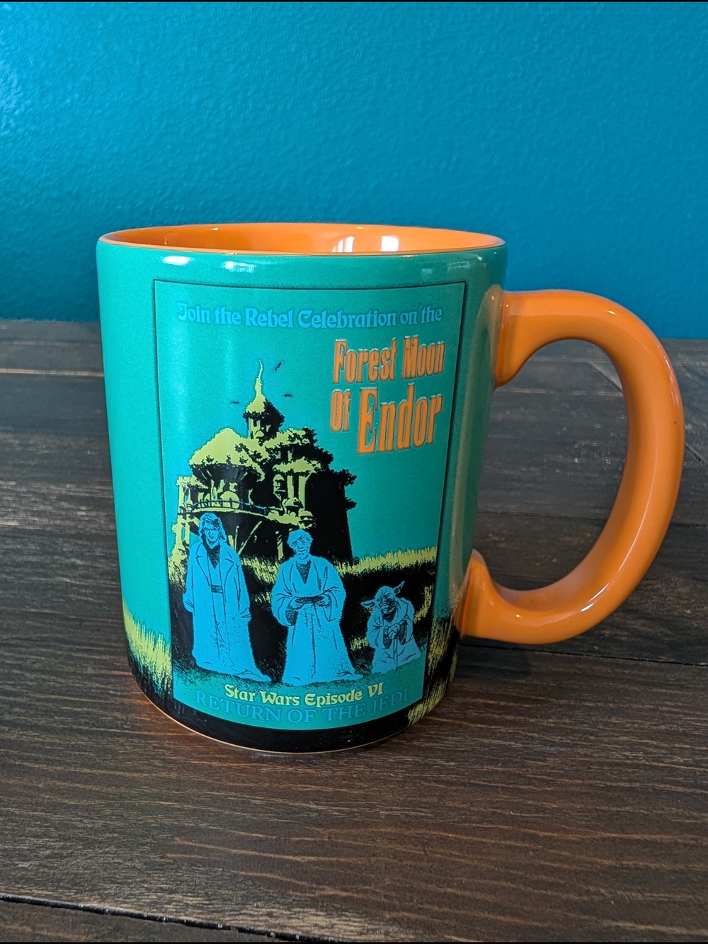 Disney Star Wars Forest Moon of Endor Parks Attraction Poster Mug